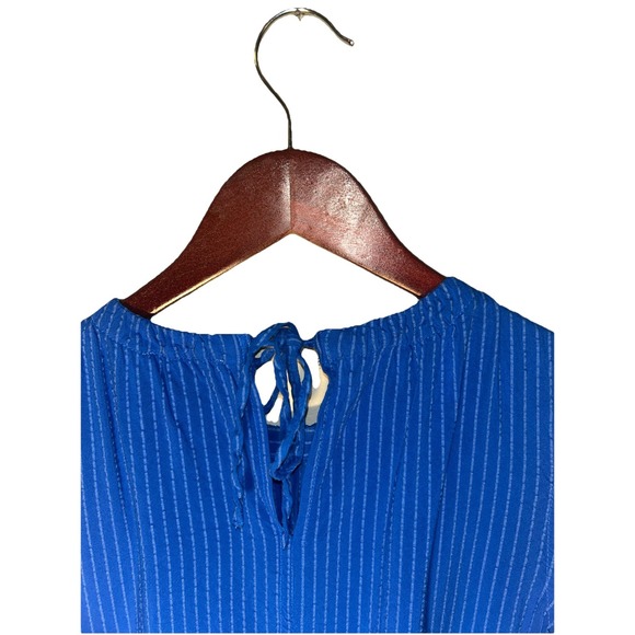 Loft Sleeveless Blouse Top Royal Blue XS Light And Airy - Picture 12 of 14